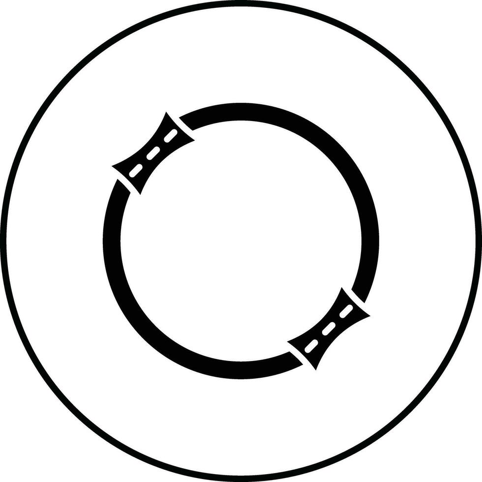 icono de vector de anillo