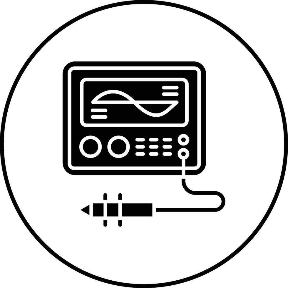 Oscilloscope Vector Icon