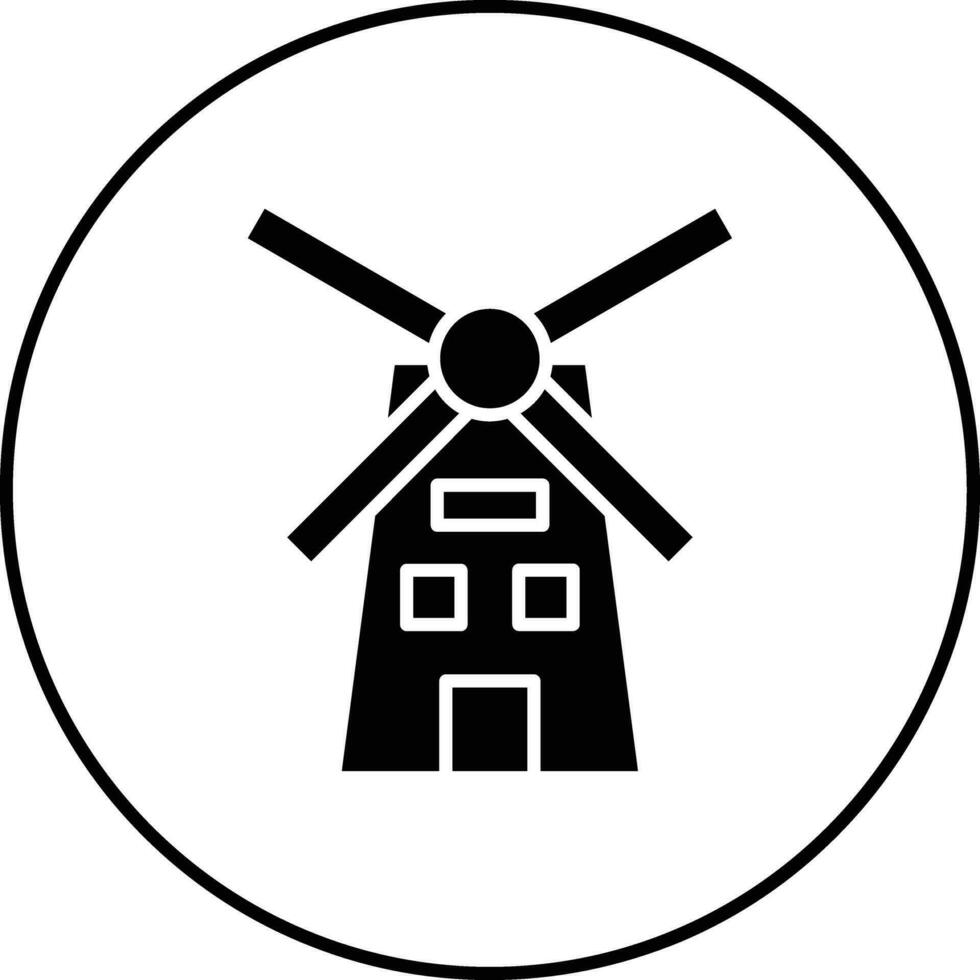 Wind Mill Vector Icon
