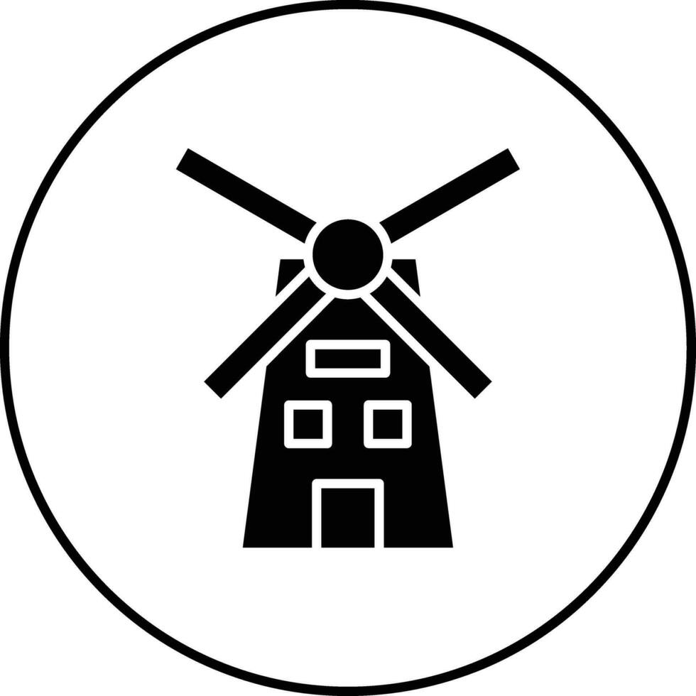 Wind Mill Vector Icon