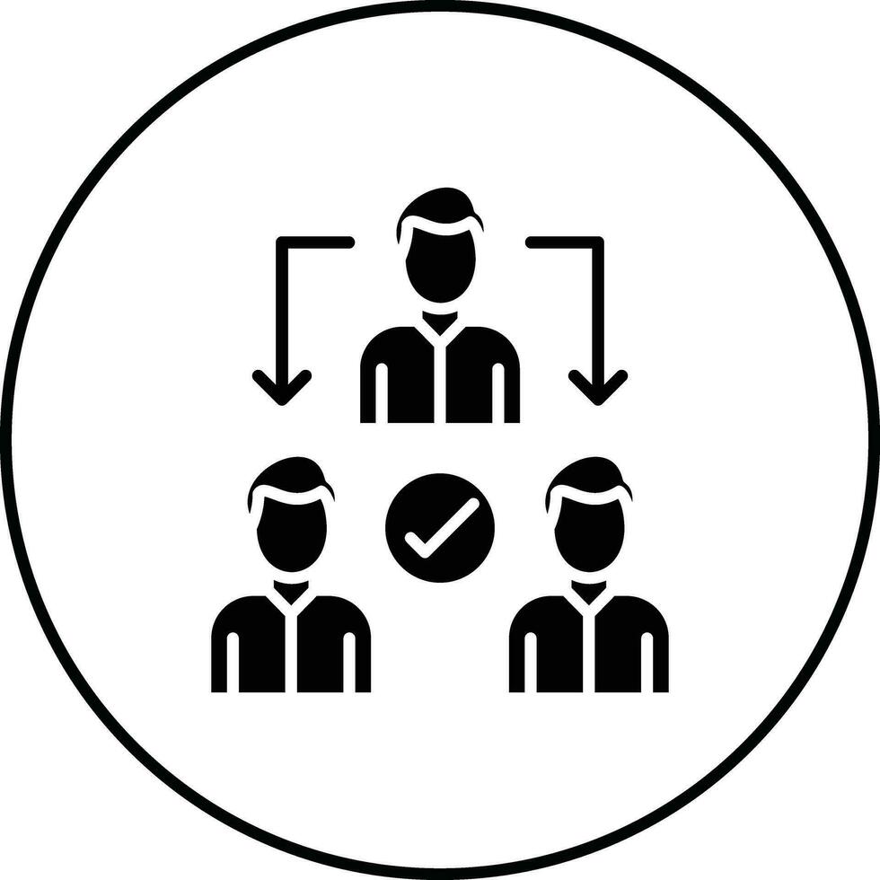Delegate Vector Icon