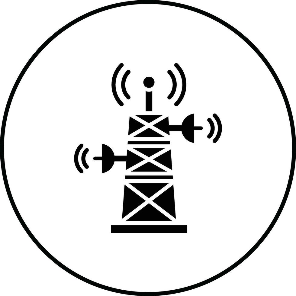 Signal Tower Vector Icon