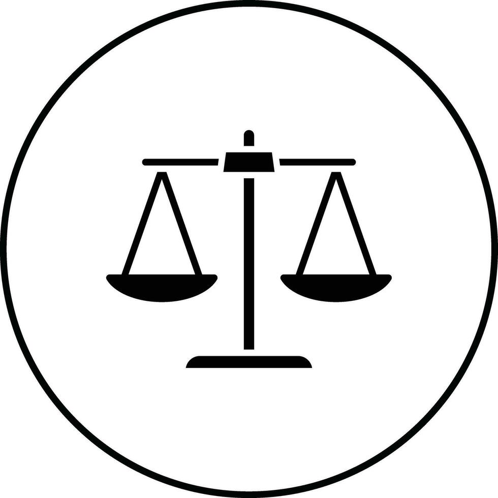 icono de vector de ley
