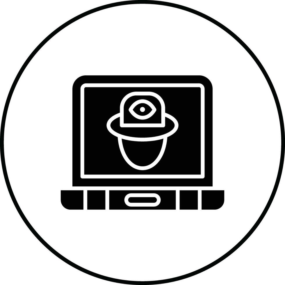 icono de vector de software espía