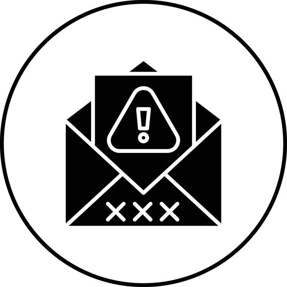 Spam Email Vector Icon