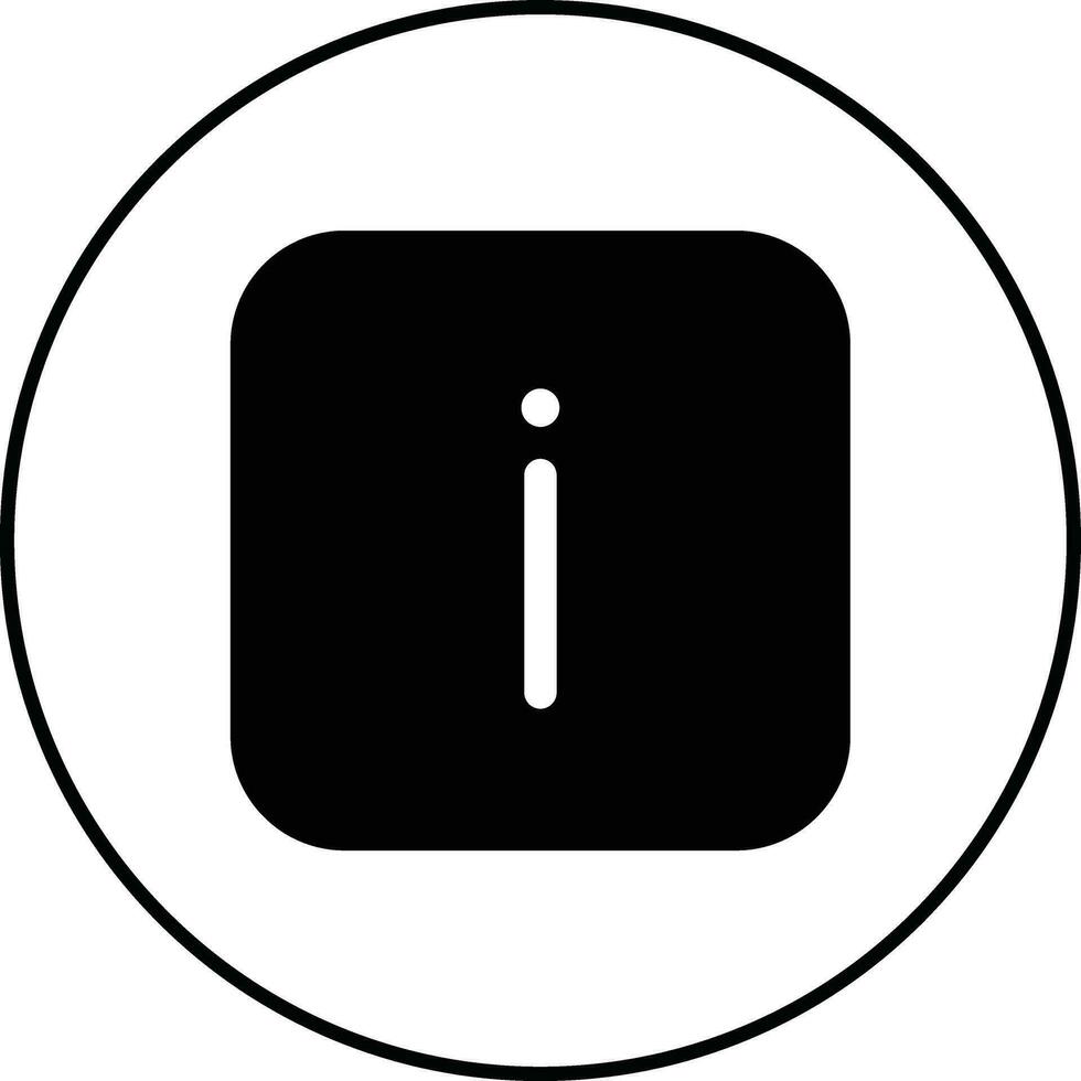 Info Square Vector Icon