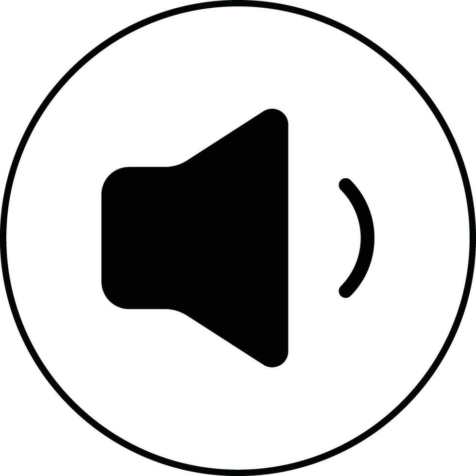 Volume Down Vector Icon