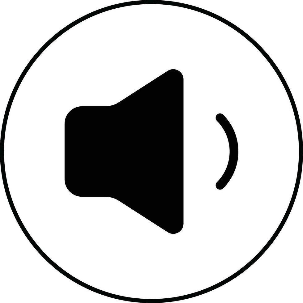 Volume Down Vector Icon