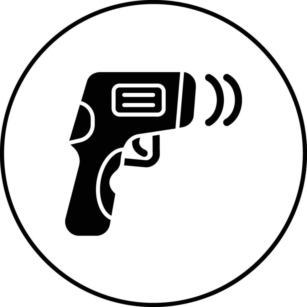 Thermometer Gun Vector Icon