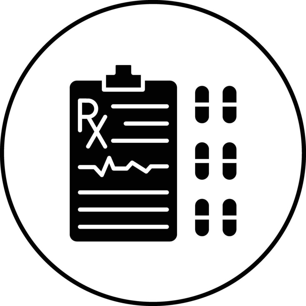 Prescription Vector Icon