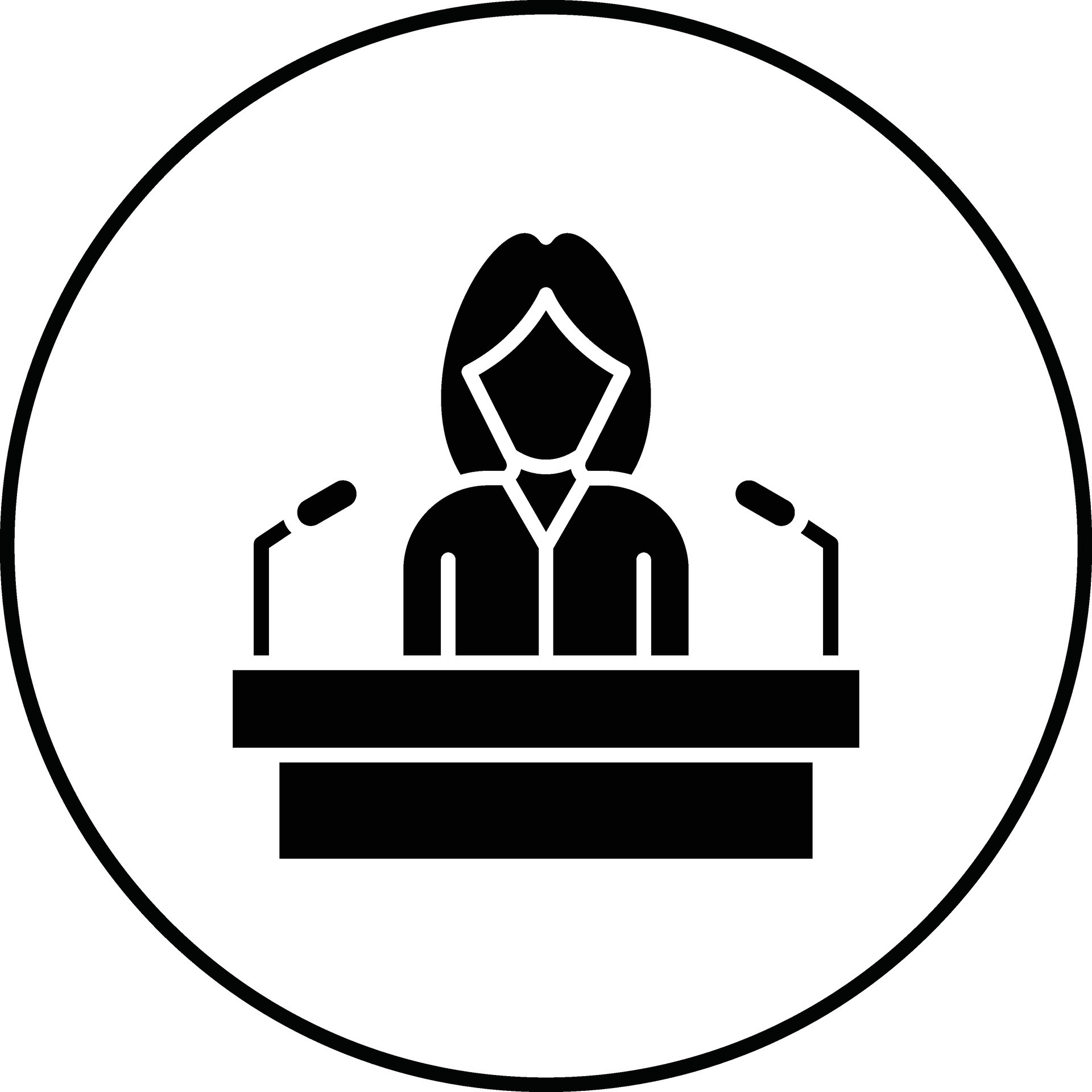 Press Secretary Vector Icon 31558045 Vector Art at Vecteezy