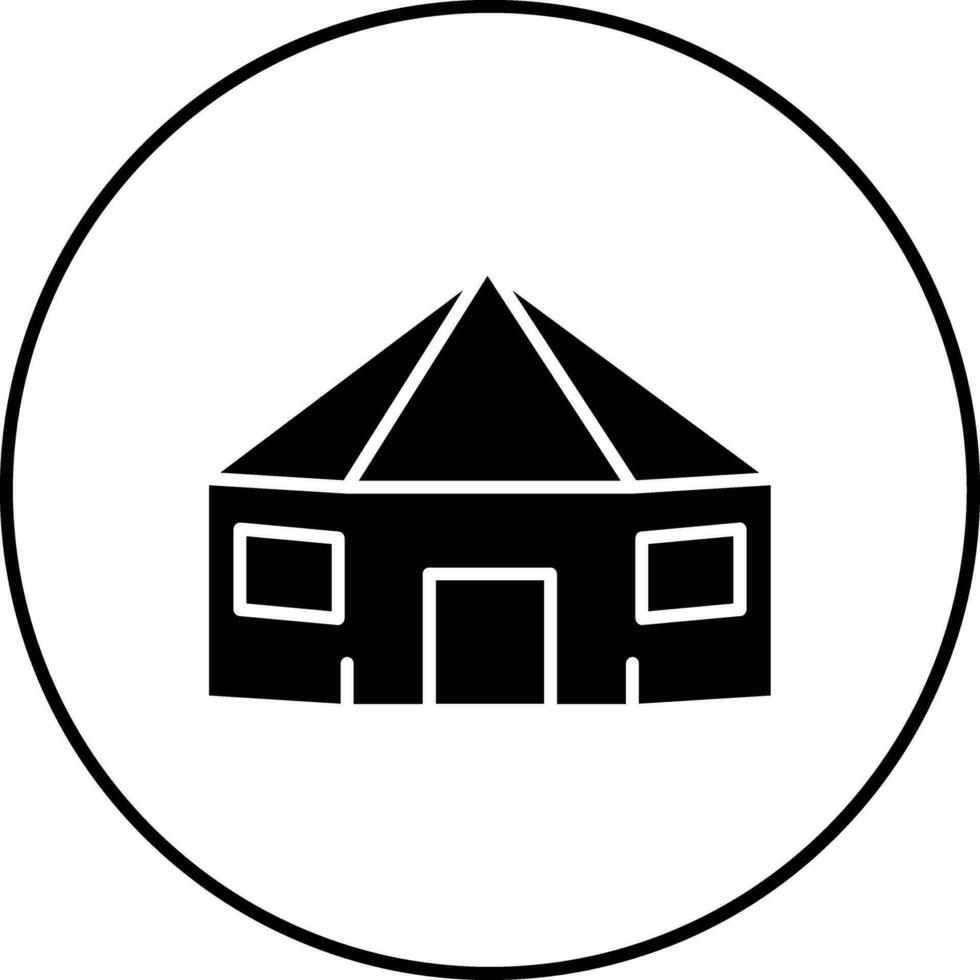 Yurt Vector Icon