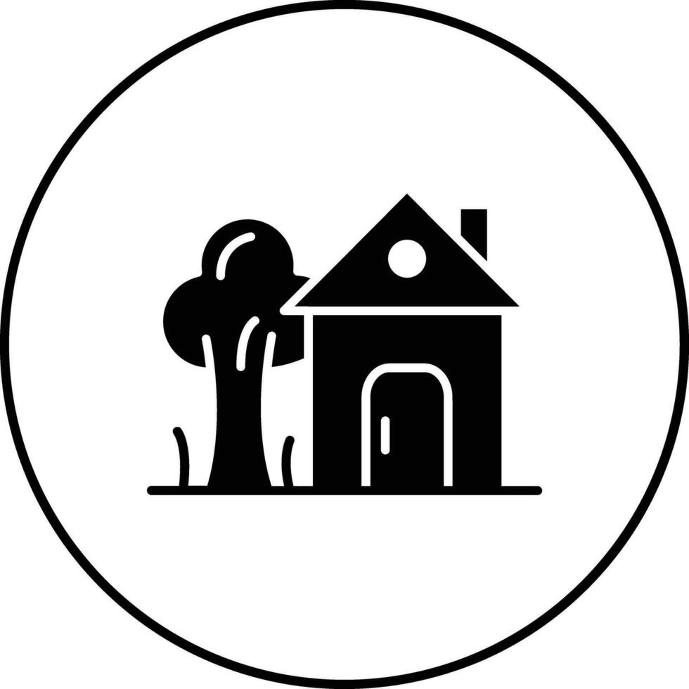 Tree House Vector Icon