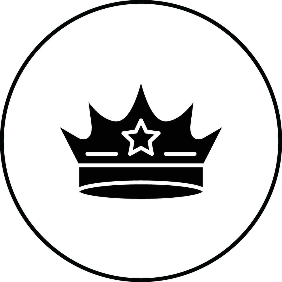 icono de vector de corona