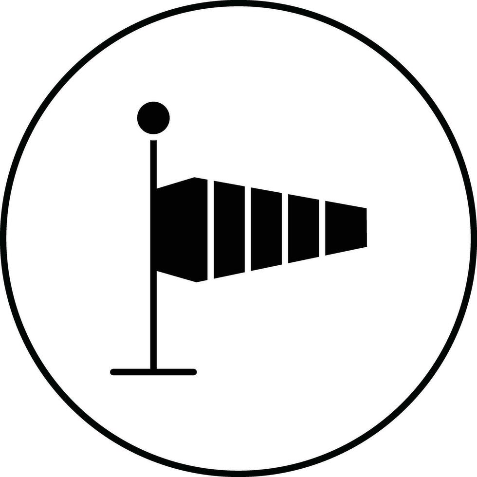 Windsock Vector Icon