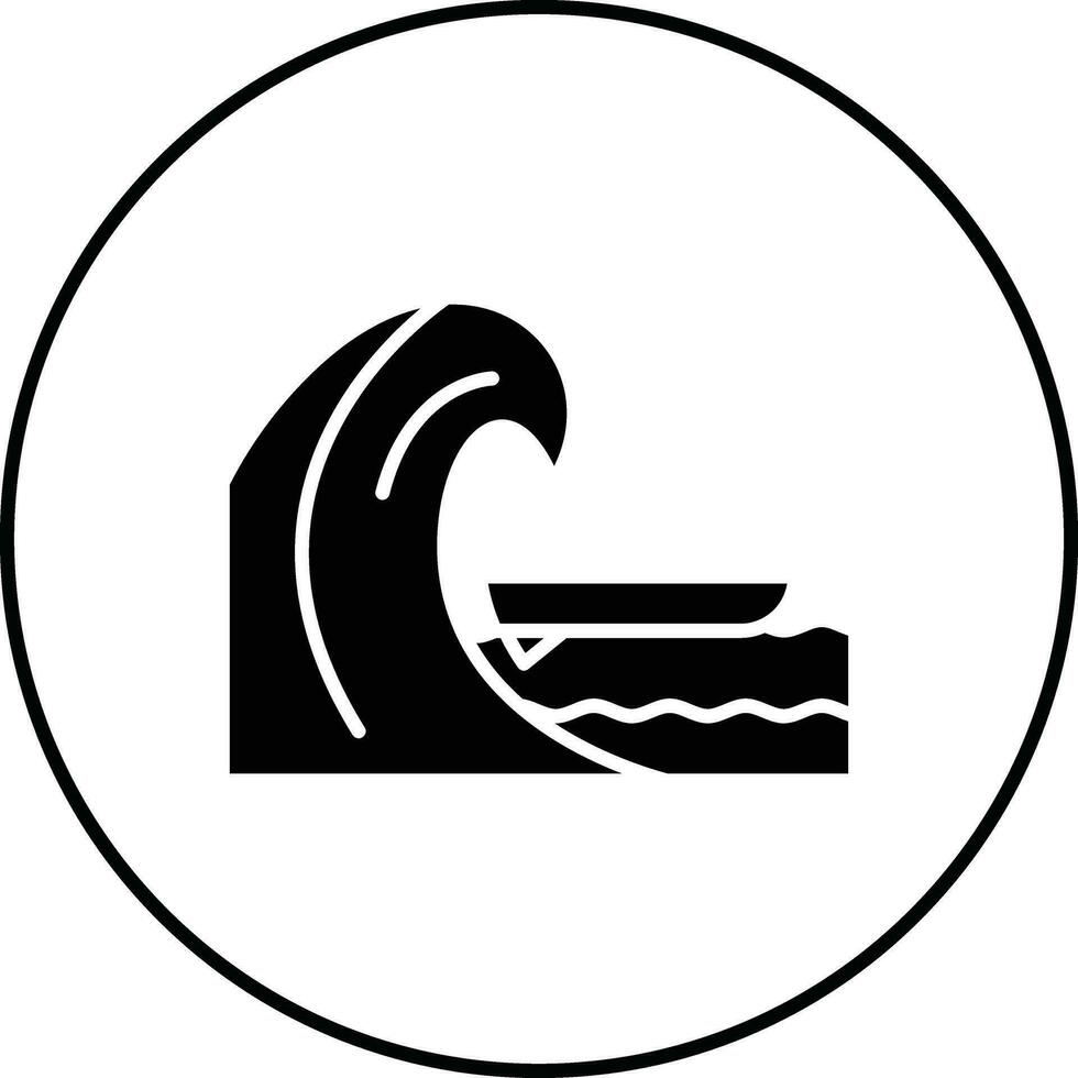 Surfing Vector Icon