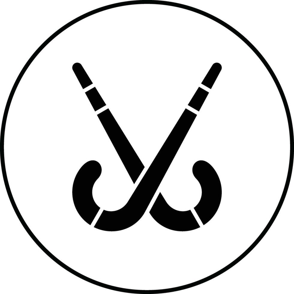 icono de vector de hockey