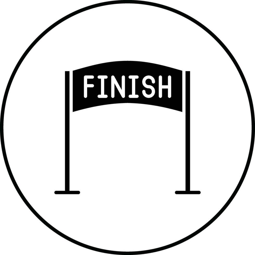 Finish Flag Vector Icon