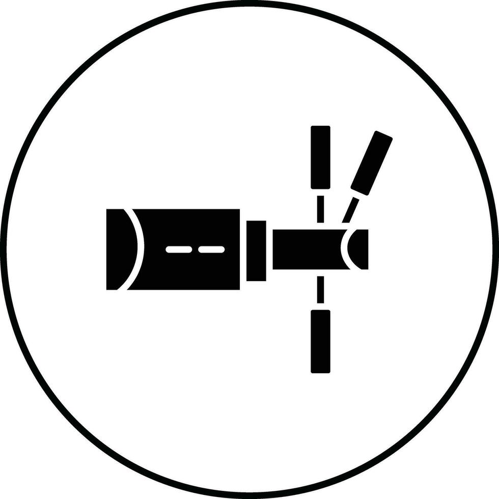 hubble telescopio vector icono