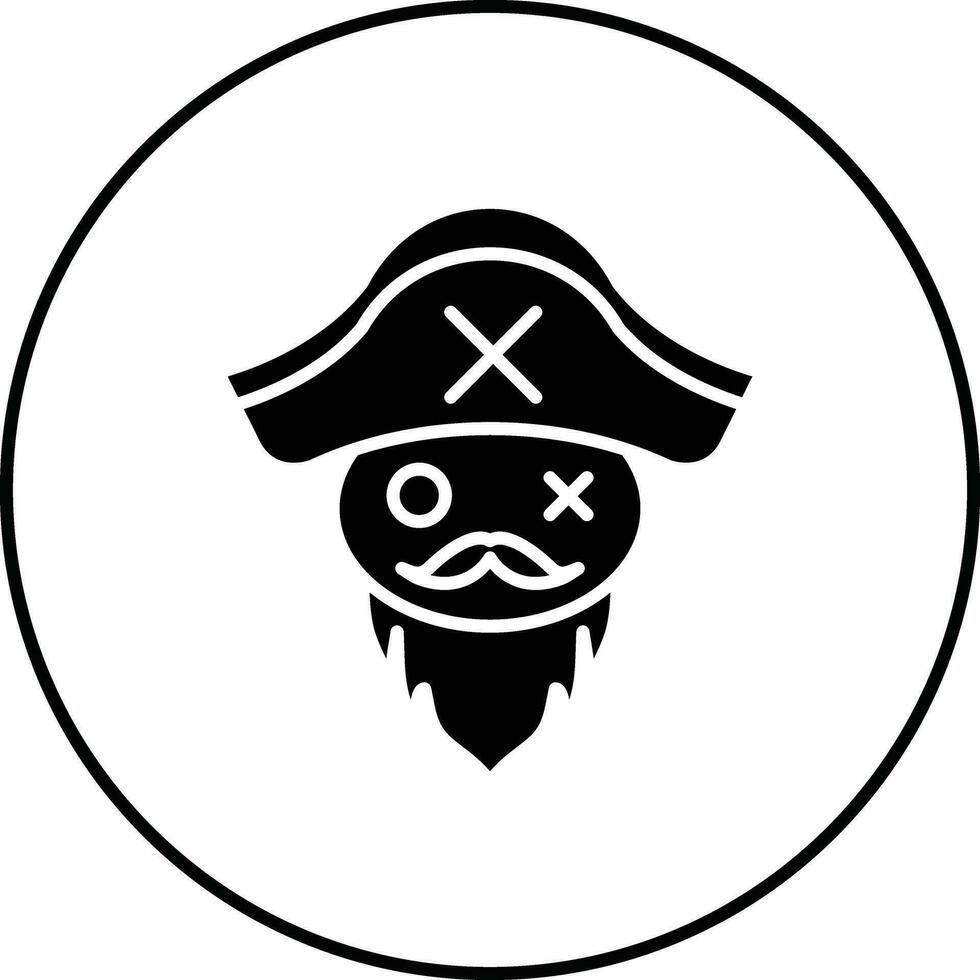 Pirate Beard Vector Icon