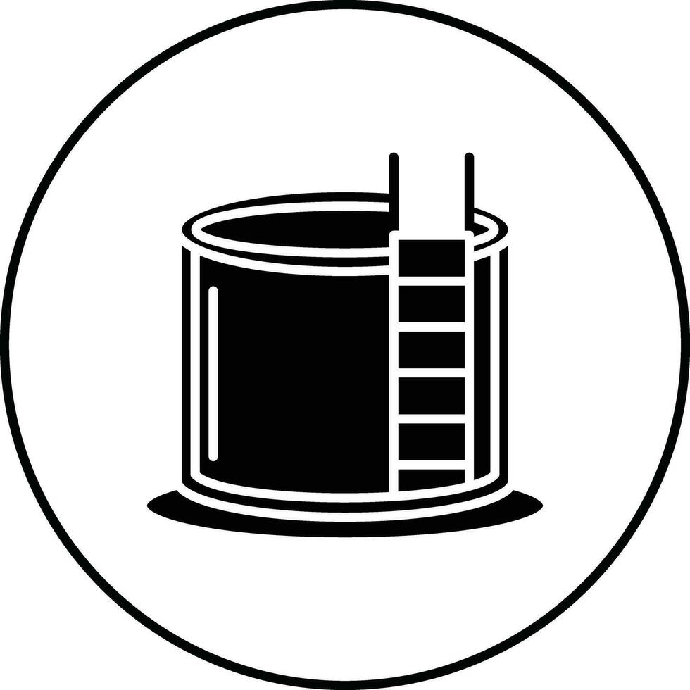 Water Tank Vector Icon