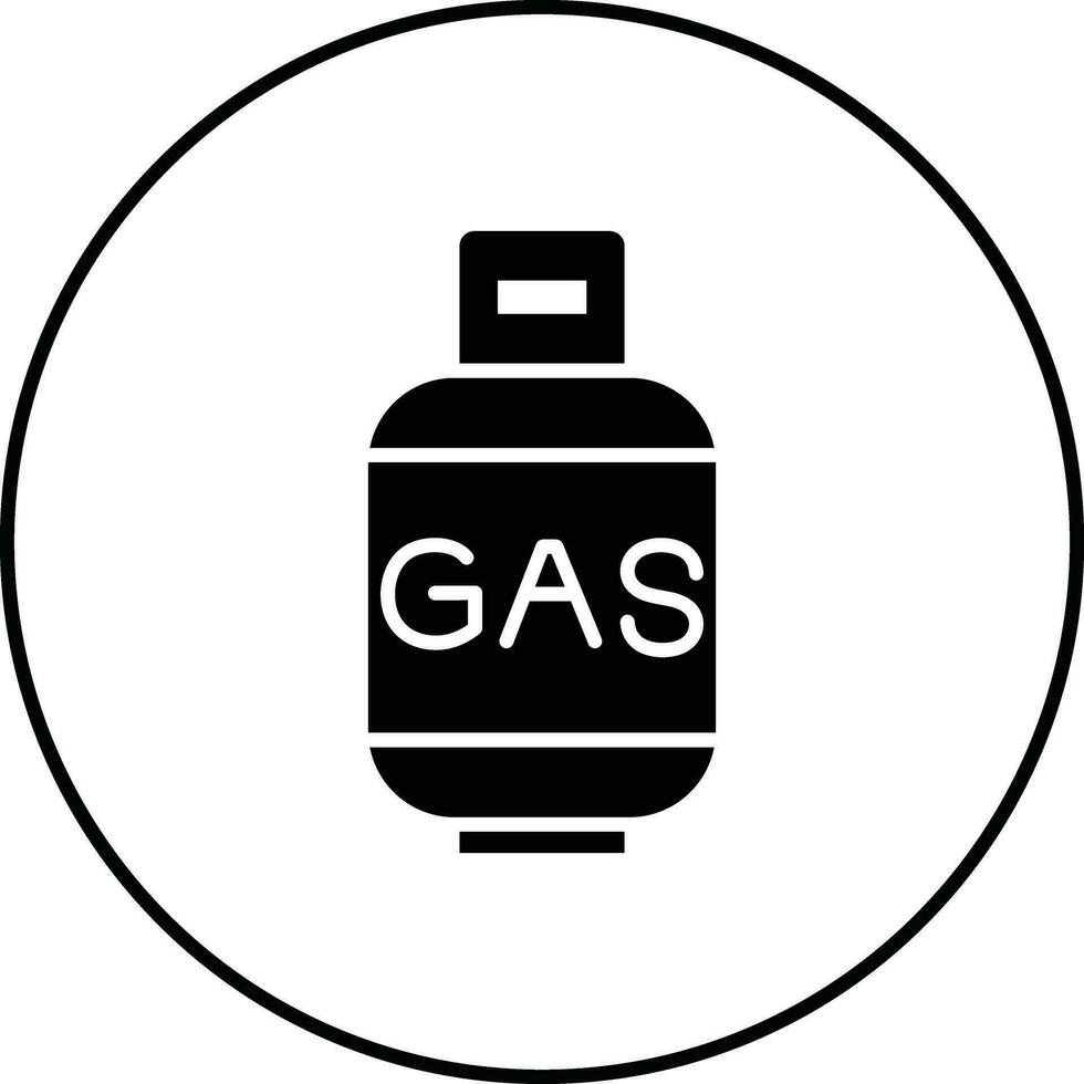 Gas Cylinders Vector Icon