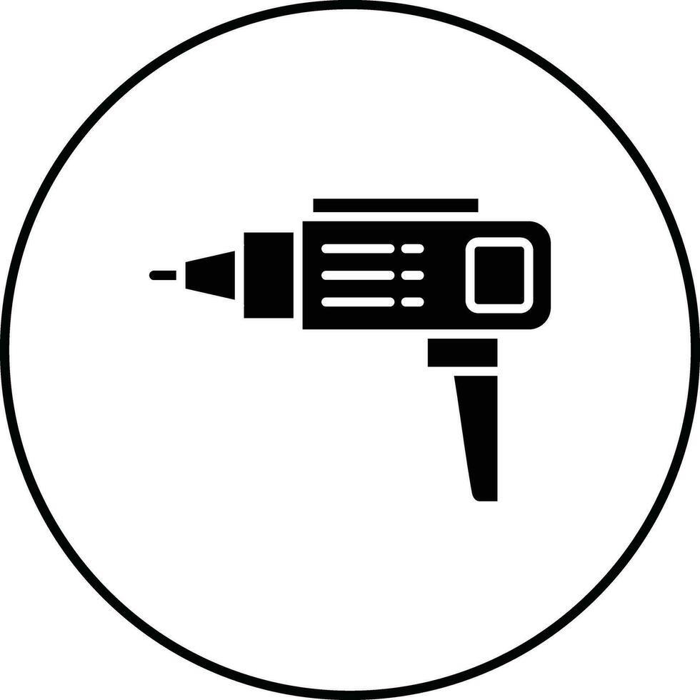 Automatic Drilling Vector Icon