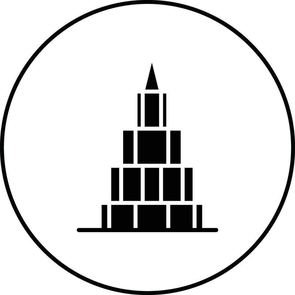 burj califa vector icono
