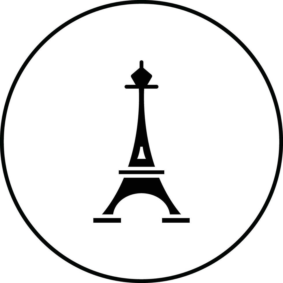 Eiffel Tower Vector Icon