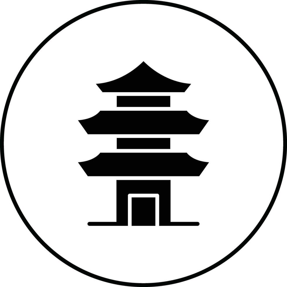 Pagoda Vector Icon