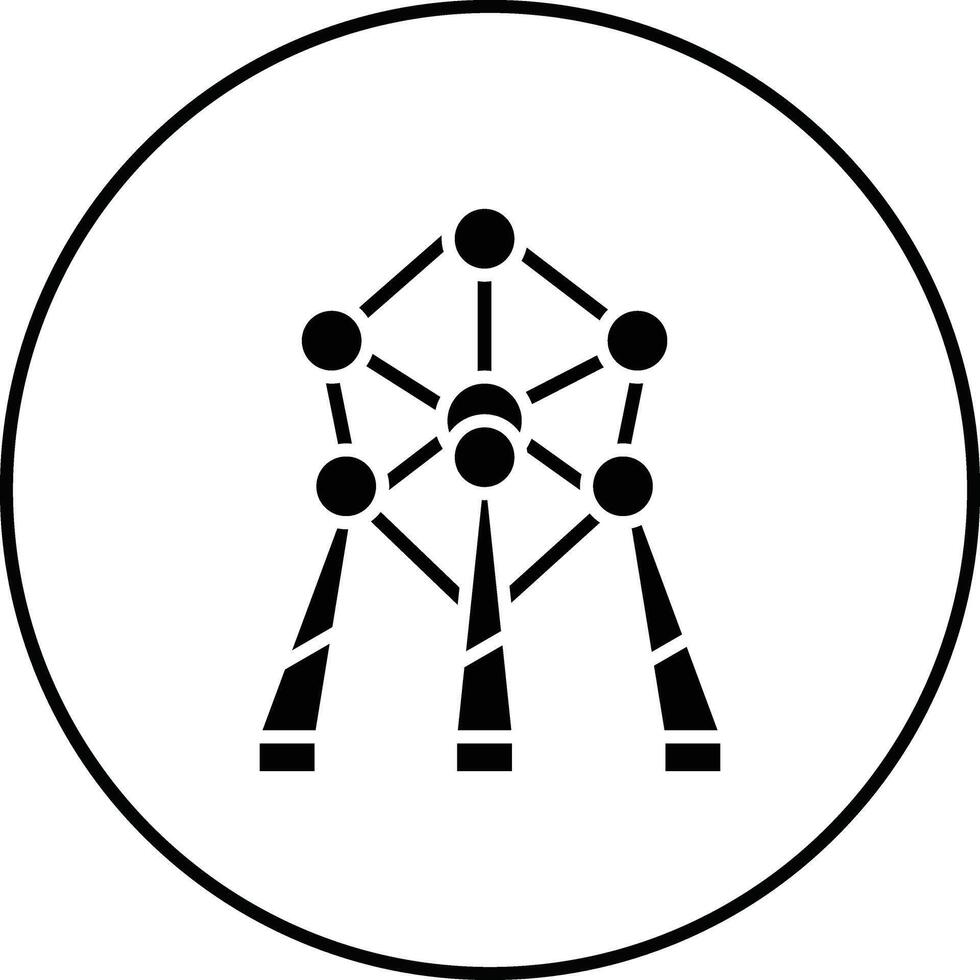 Atomium Vector Icon