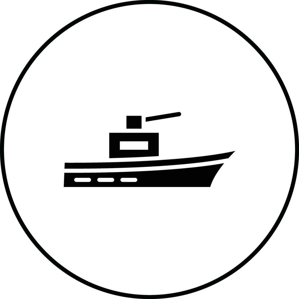 Army Ship Vector Icon