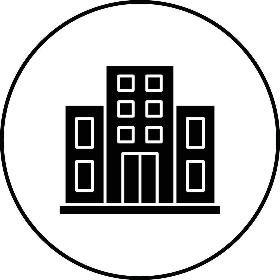 Hotel Building Vector Icon