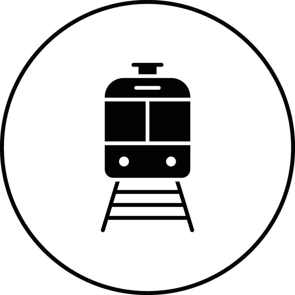 icono de vector de tren