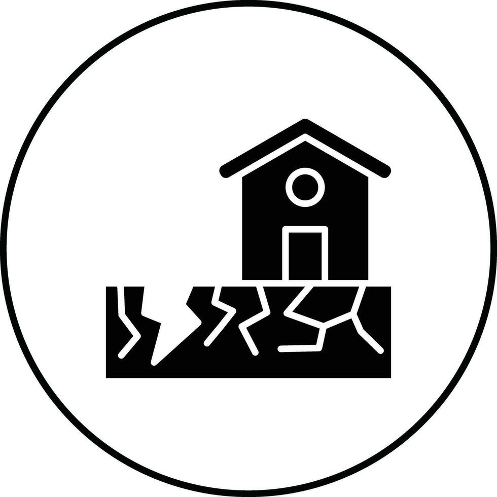 Earthquake Vector Icon