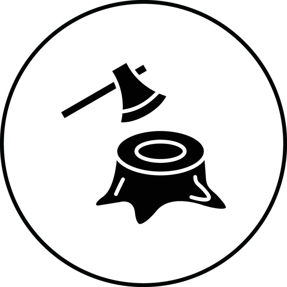 Deforestation Vector Icon