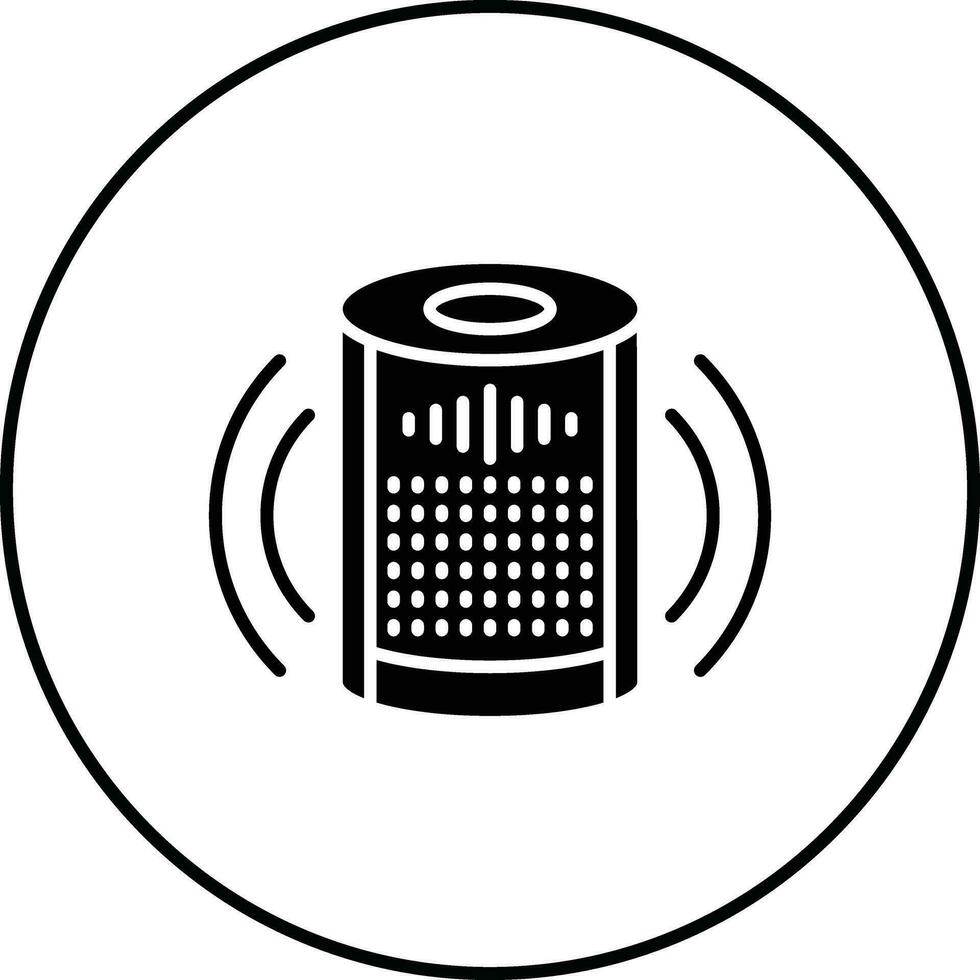 Smart Speaker Vector Icon