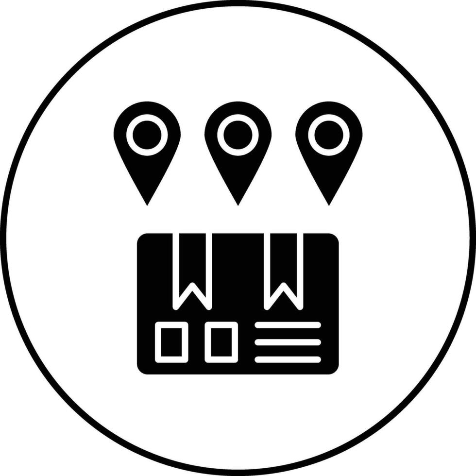 Parcel Tracking Vector Icon