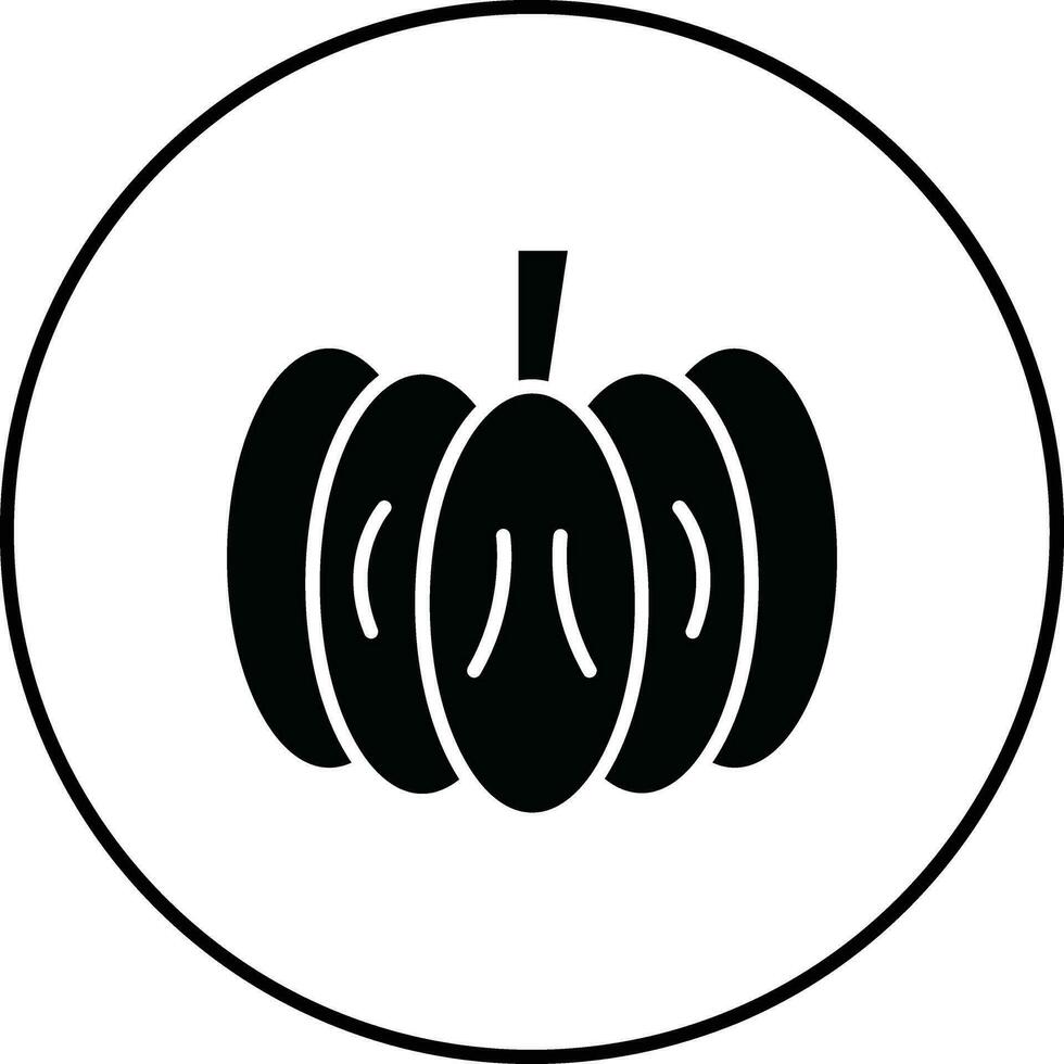 icono de vector de calabaza