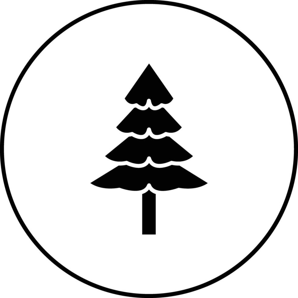 Pine Tree Vector Icon