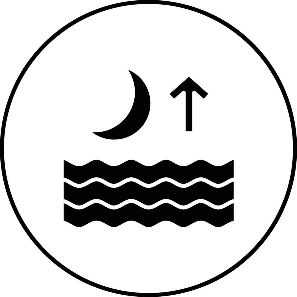 High Tide Vector Icon