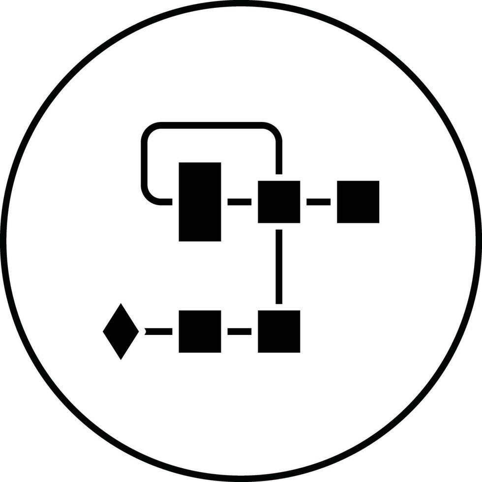 Flowchart Vector Icon