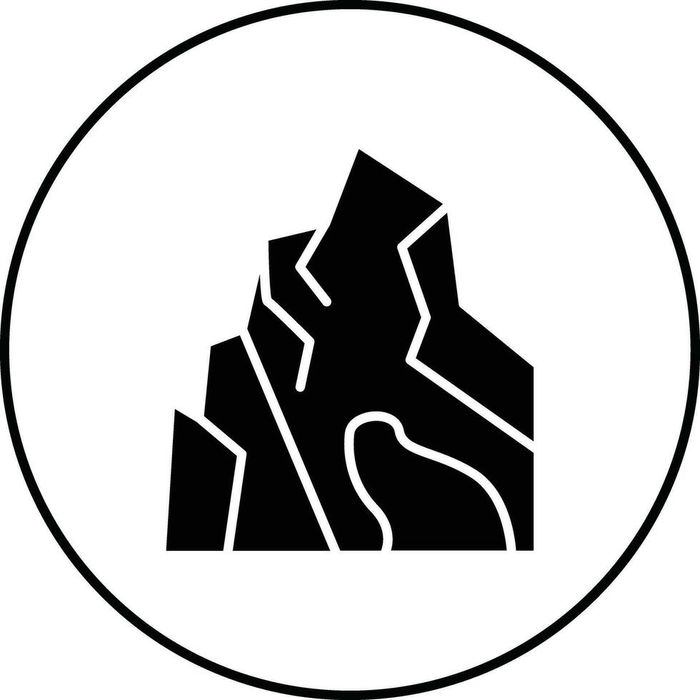 Desert Cave Vector Icon