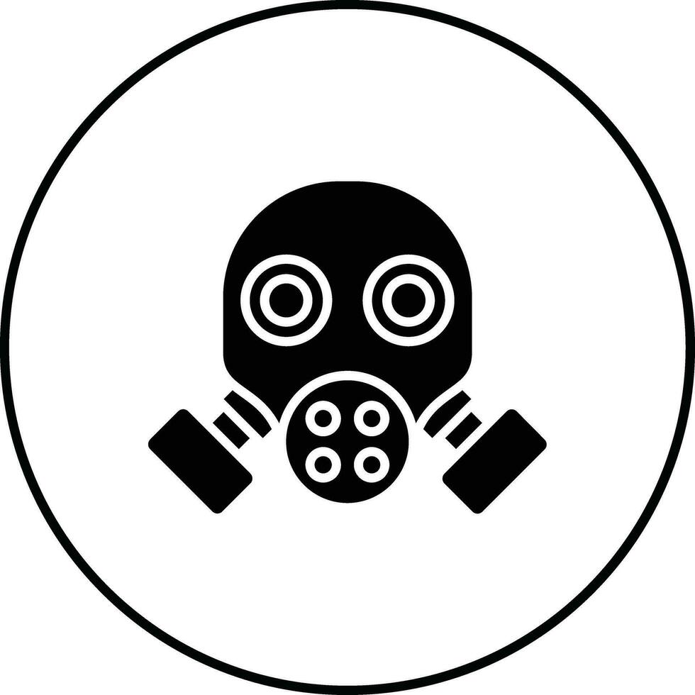 Gas Mask Vector Icon