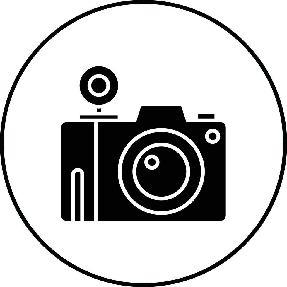 Flash Camera Vector Icon