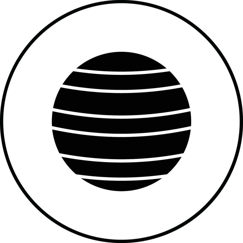 Fitball Vector Icon