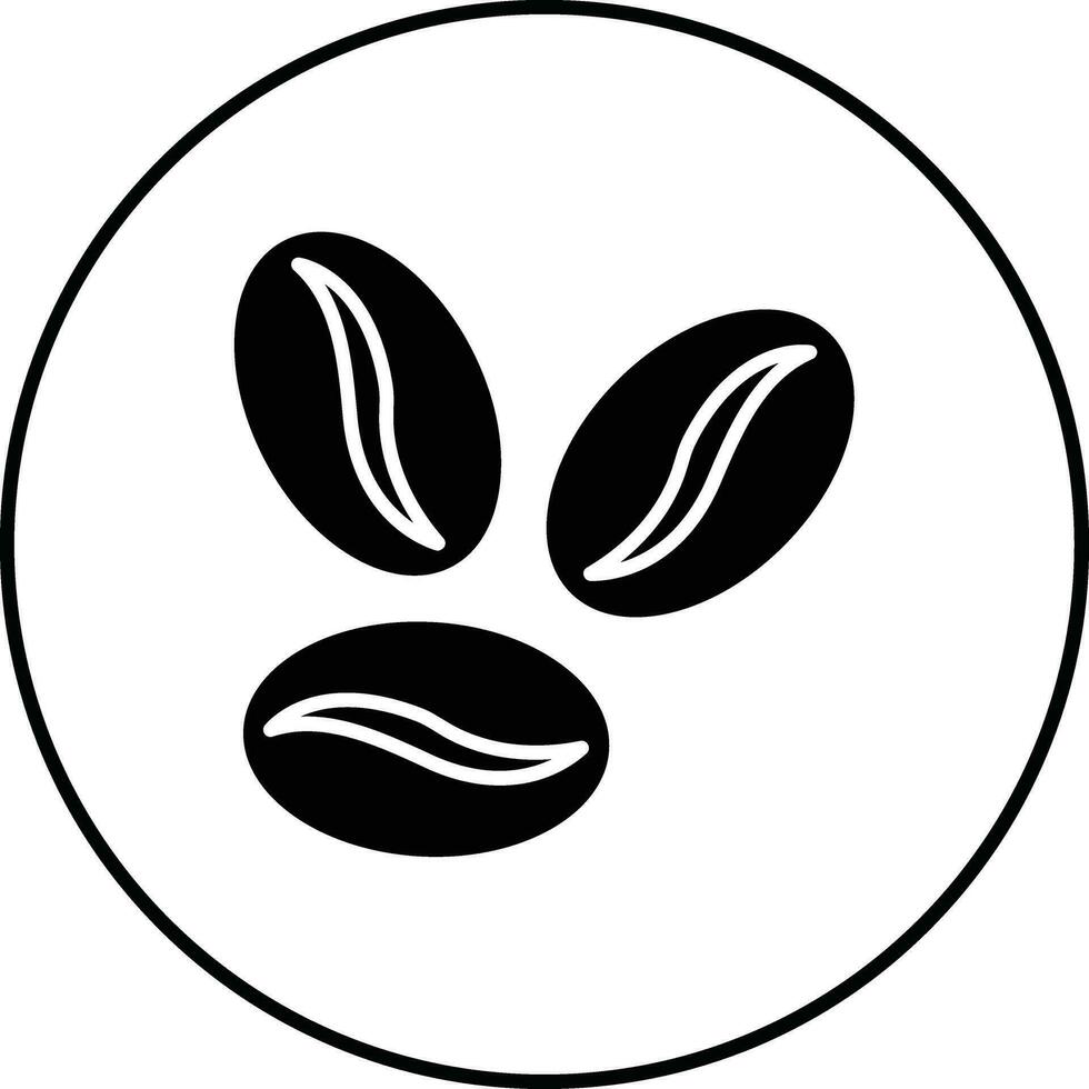 Coffee Beans Vector Icon