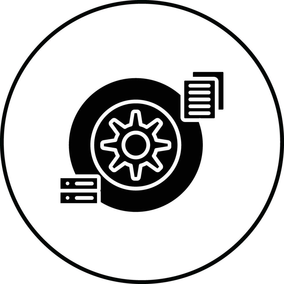 Data Transformation Vector Icon