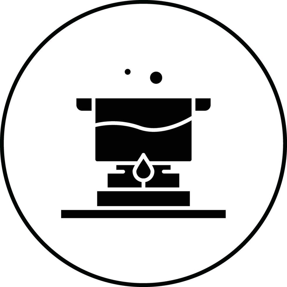 Water Boil Vector Icon