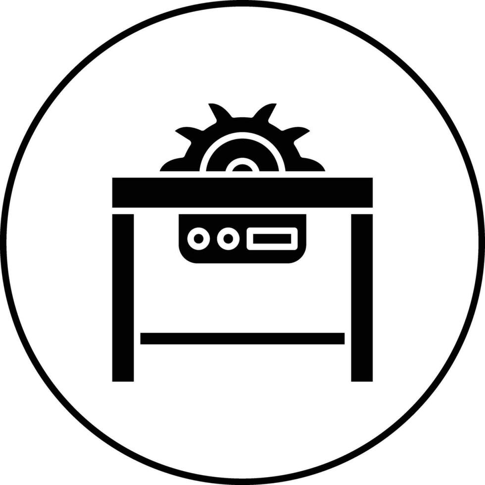 Table Cutter Vector Icon